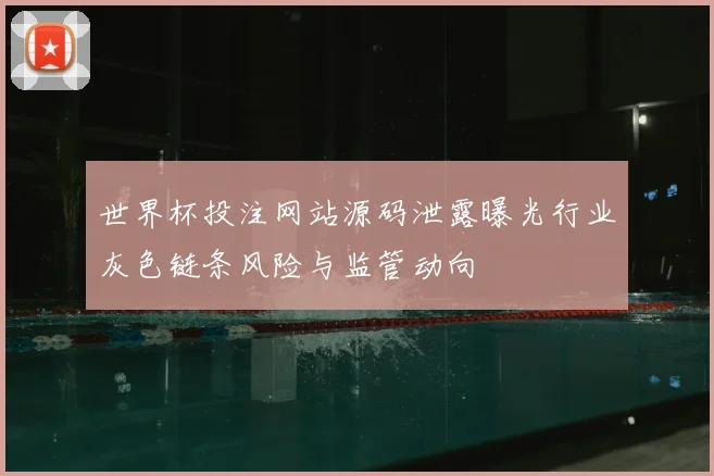 世界杯投注网站源码泄露曝光行业灰色链条风险与监管动向