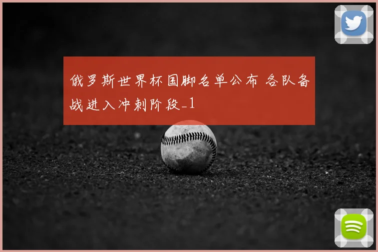 俄罗斯世界杯国脚名单公布 各队备战进入冲刺阶段_1