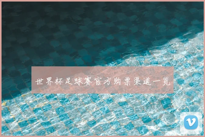 世界杯足球赛官方购票渠道一览